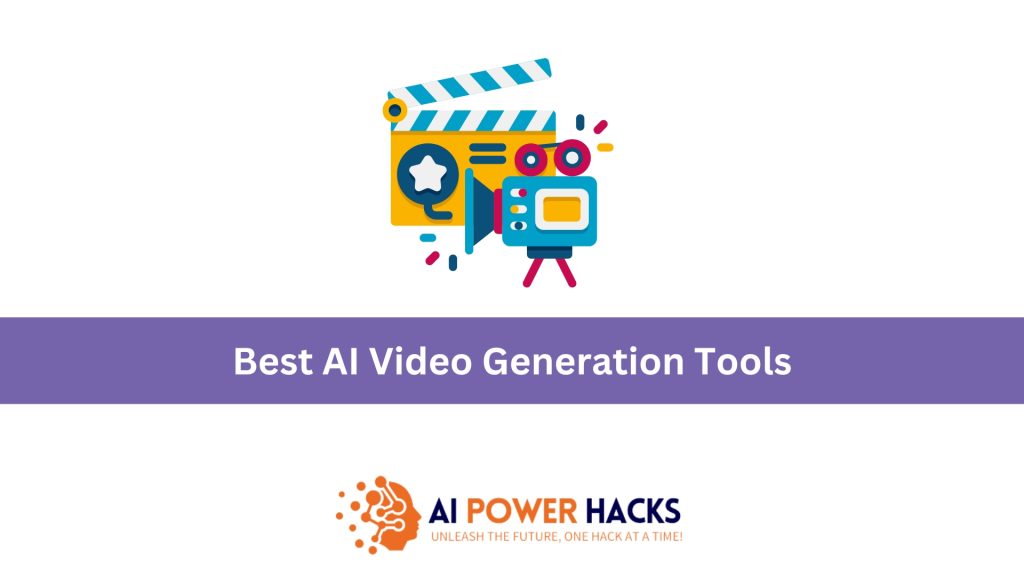 AI Video Generation Tools List